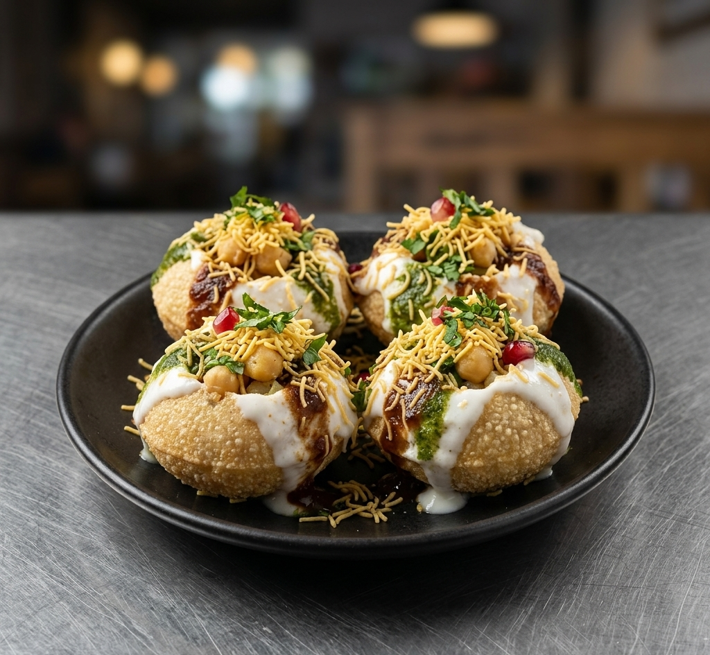 Dahi Puri (4 pcs.)